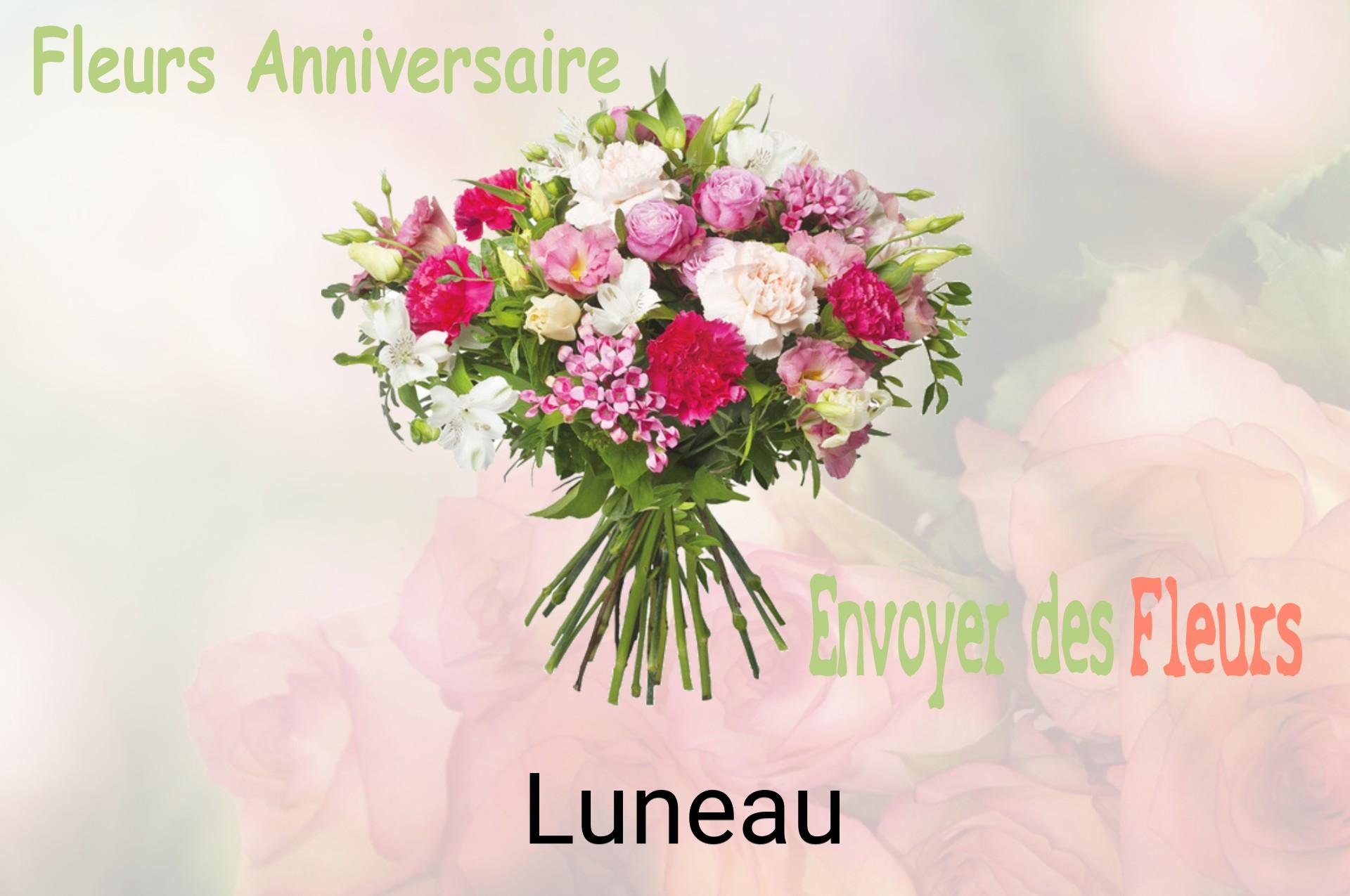 Bouquet de fleurs d’anniversaire livré à Luneau